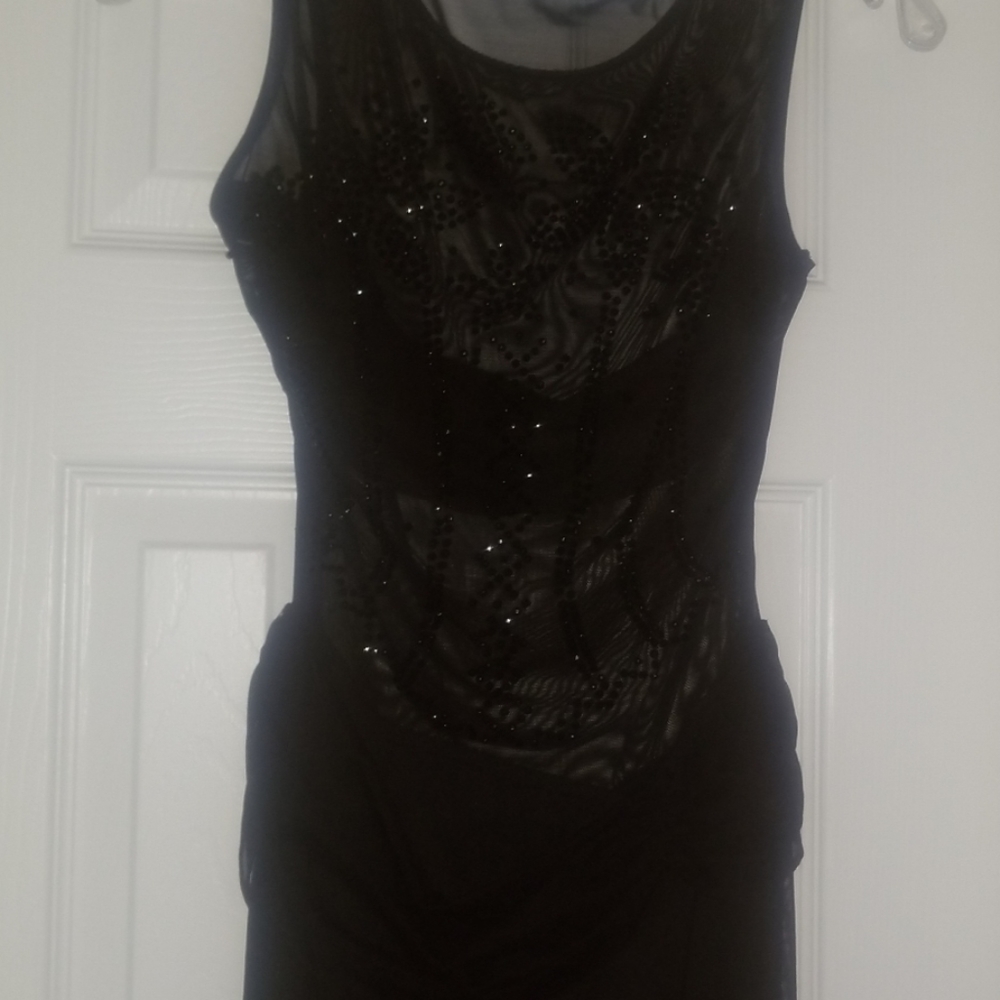 Sheer Black Gown